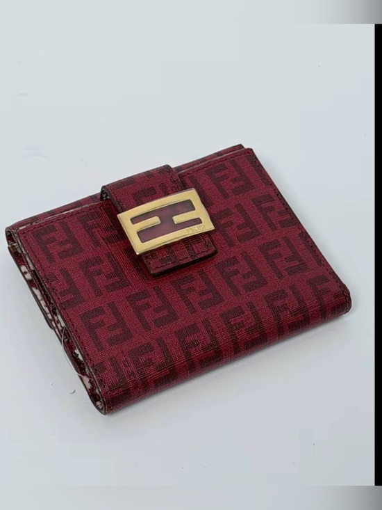 Fendi Handbags - FENDI Compact Wallet Zucchino Monogram